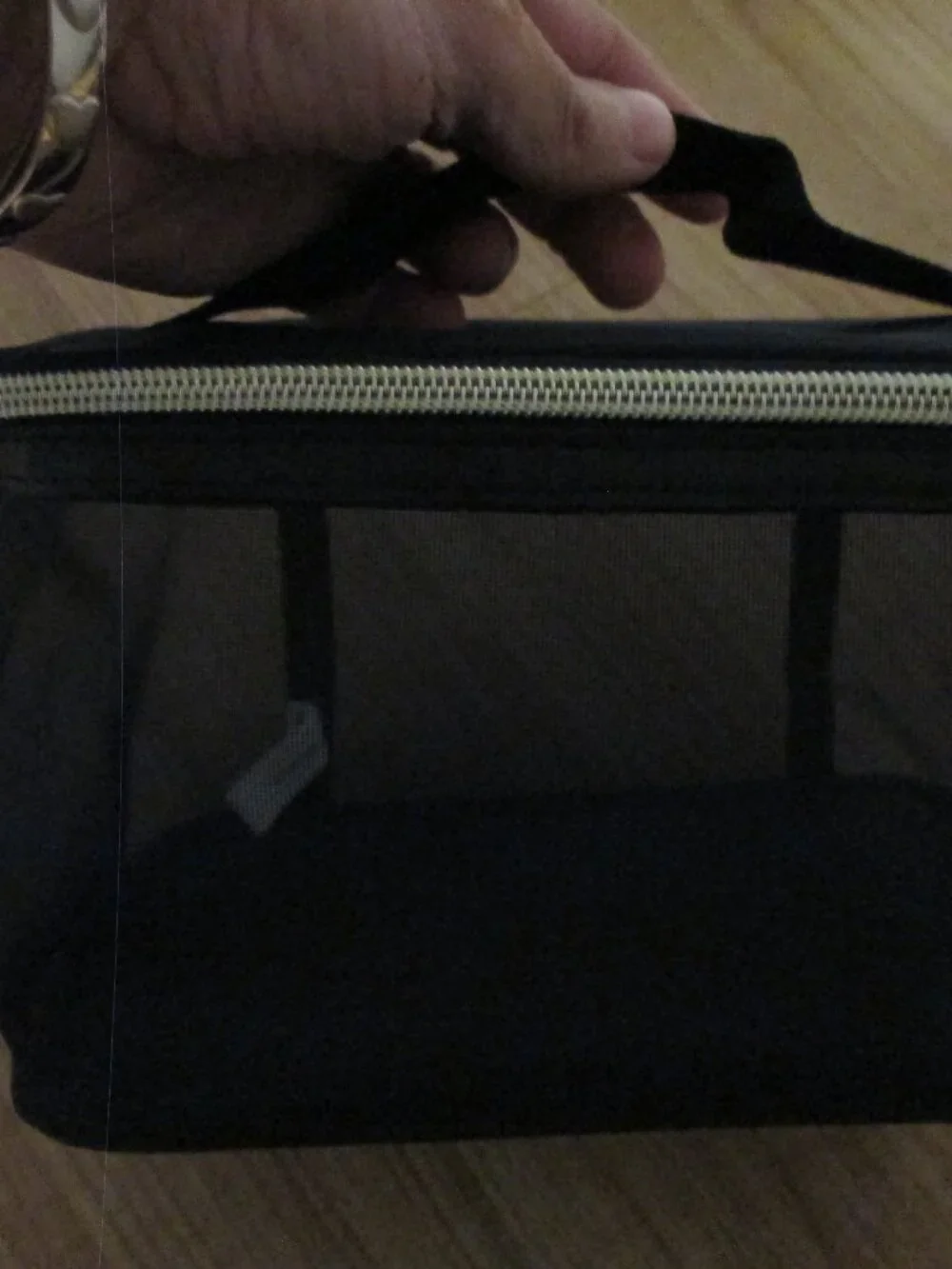 Mesh designer make up bag square carrier, perfect for perfume samples!